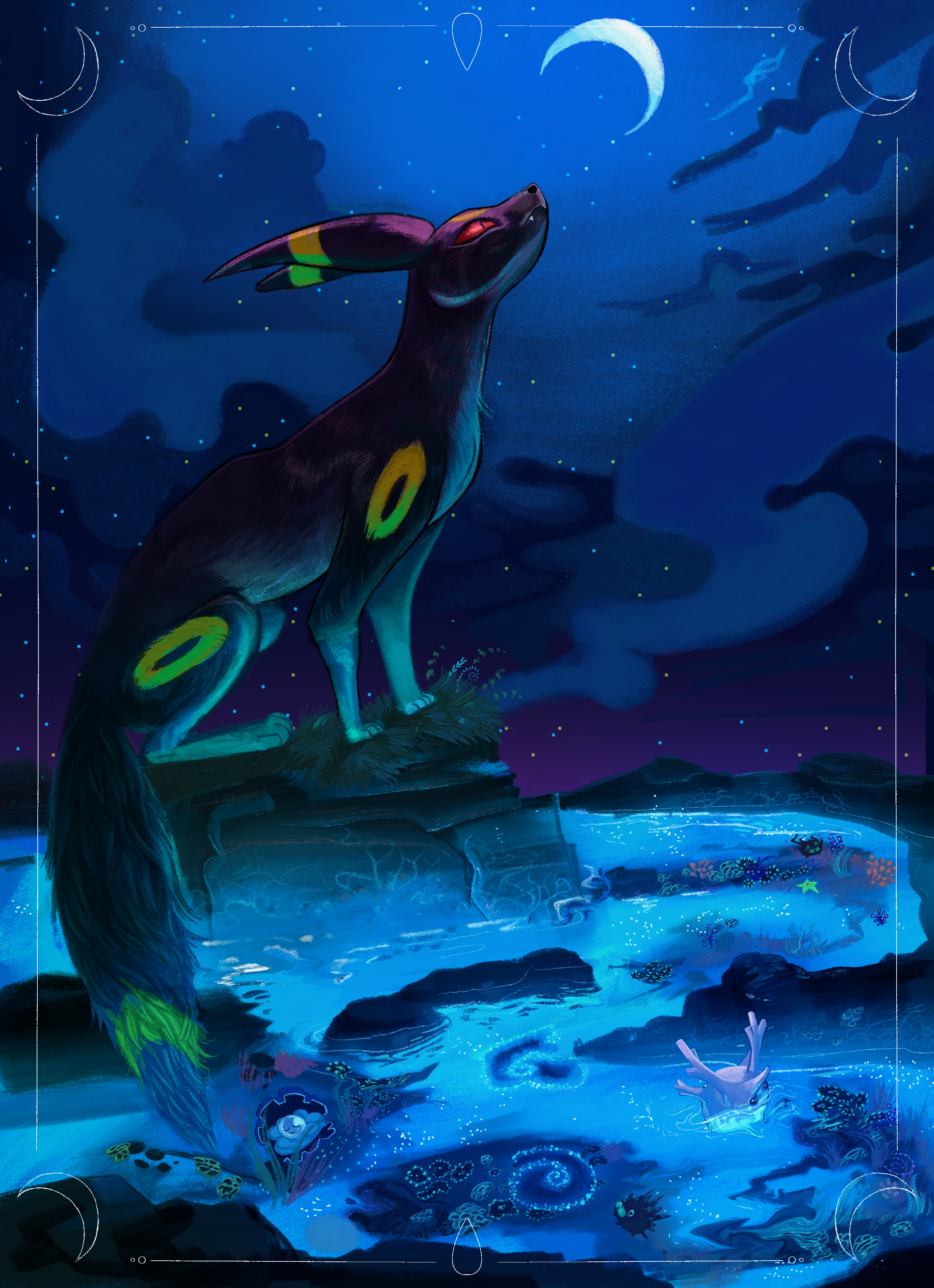 Night Deity 100 standard sleeves